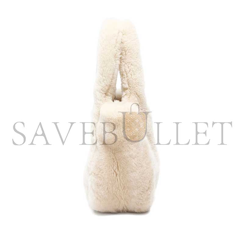 PRADA SHEARLING TOTE BAG 1BA349 (18*15.5*10cm) 